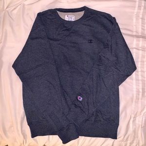champion navy sweatshirt - worn 1x